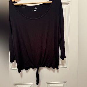 Women’s Falls Creek black tie top. Size 1X